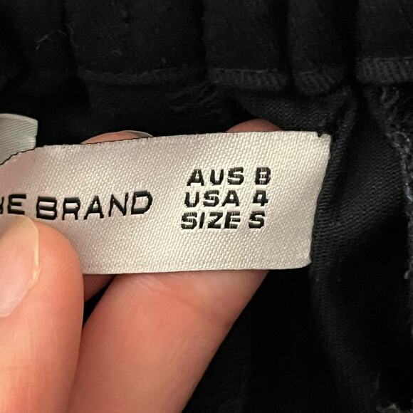 Faithfull the Brand shorts Roma Campania pleated black size 4 Small - Picture 4 of 6